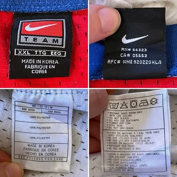 Michael Jordan Washington Bullets 2002/03 throwback game issued jersey, 2XL - Picture 8 of 15